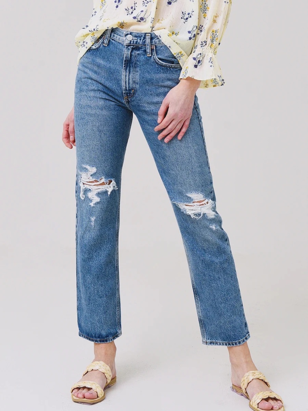 AGOLDE Mia High Rise Straight Jeans Women’s Size 28
